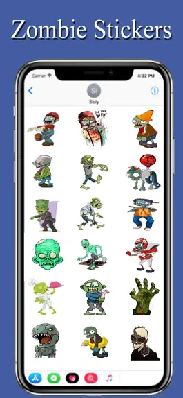 Game screenshot Zombie Stickers Pack apk