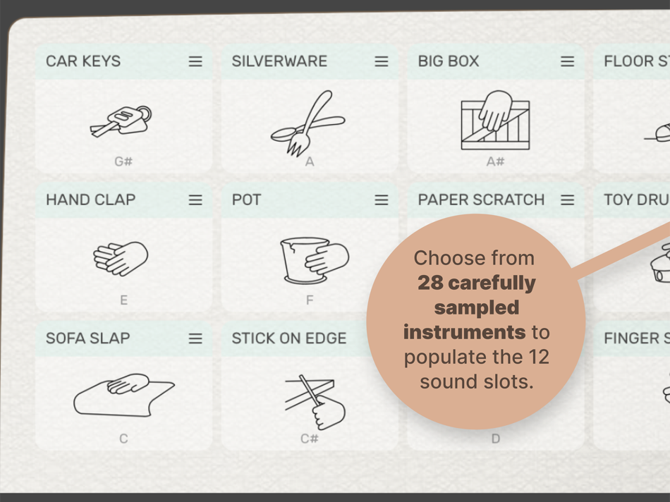 #2. Ting - Percussion Instrument (iOS) 由: Klevgränd produkter AB