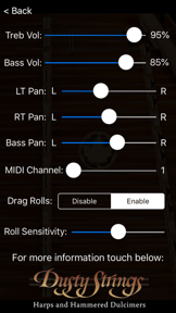 Dusty Strings 16/15 Dulcimer screenshot