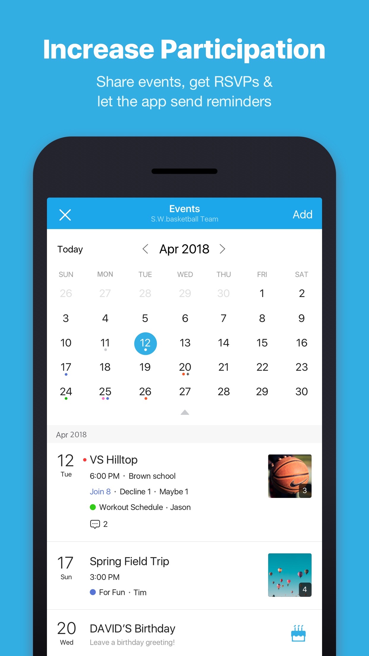 BAND - App for all groups screenshot 5