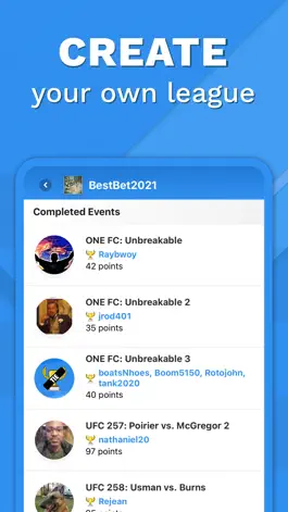 Game screenshot FightPicks - MMA Picks App hack