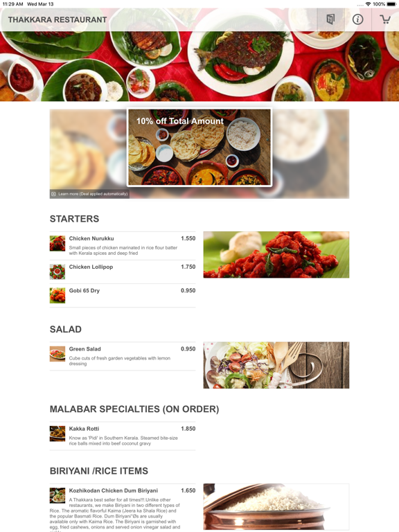 Screenshot #6 pour Thakkara Restaurant Kuwait
