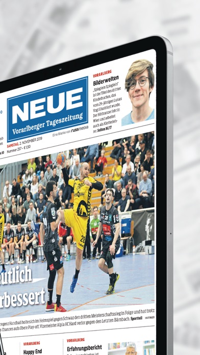 NEUE Vorarlberger Tageszeitung Screenshot