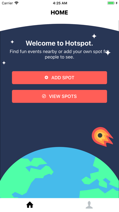 Screenshot #2 pour Hotspot - Share Events Nearby