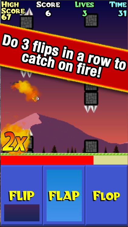 F4: Flip Flop Flap on Fire