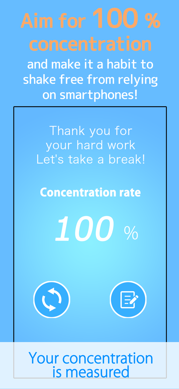 15 minutes of Focus timer