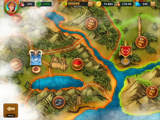 Rise of the Roman Empire. Rome iPad app afbeelding 10