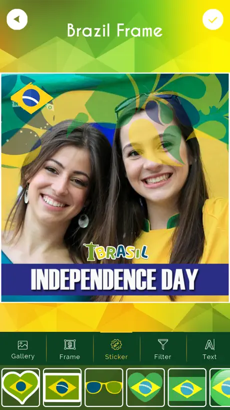 Brazil Independance Day Frame