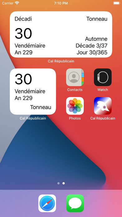 Screenshot #2 pour Calendrier républicain moderne