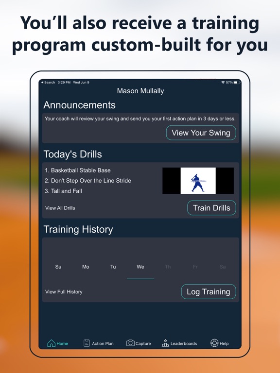 KGO Personal Swing Coach iPad screenshot 3 - Sports app