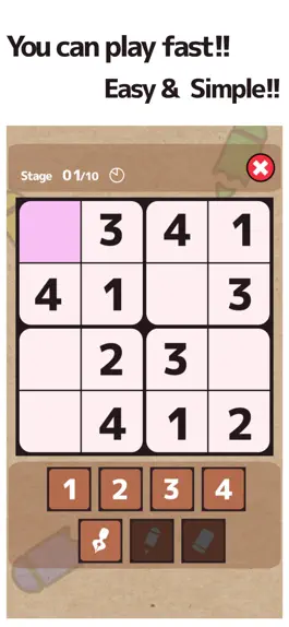 Game screenshot NumberPlace4x4 apk