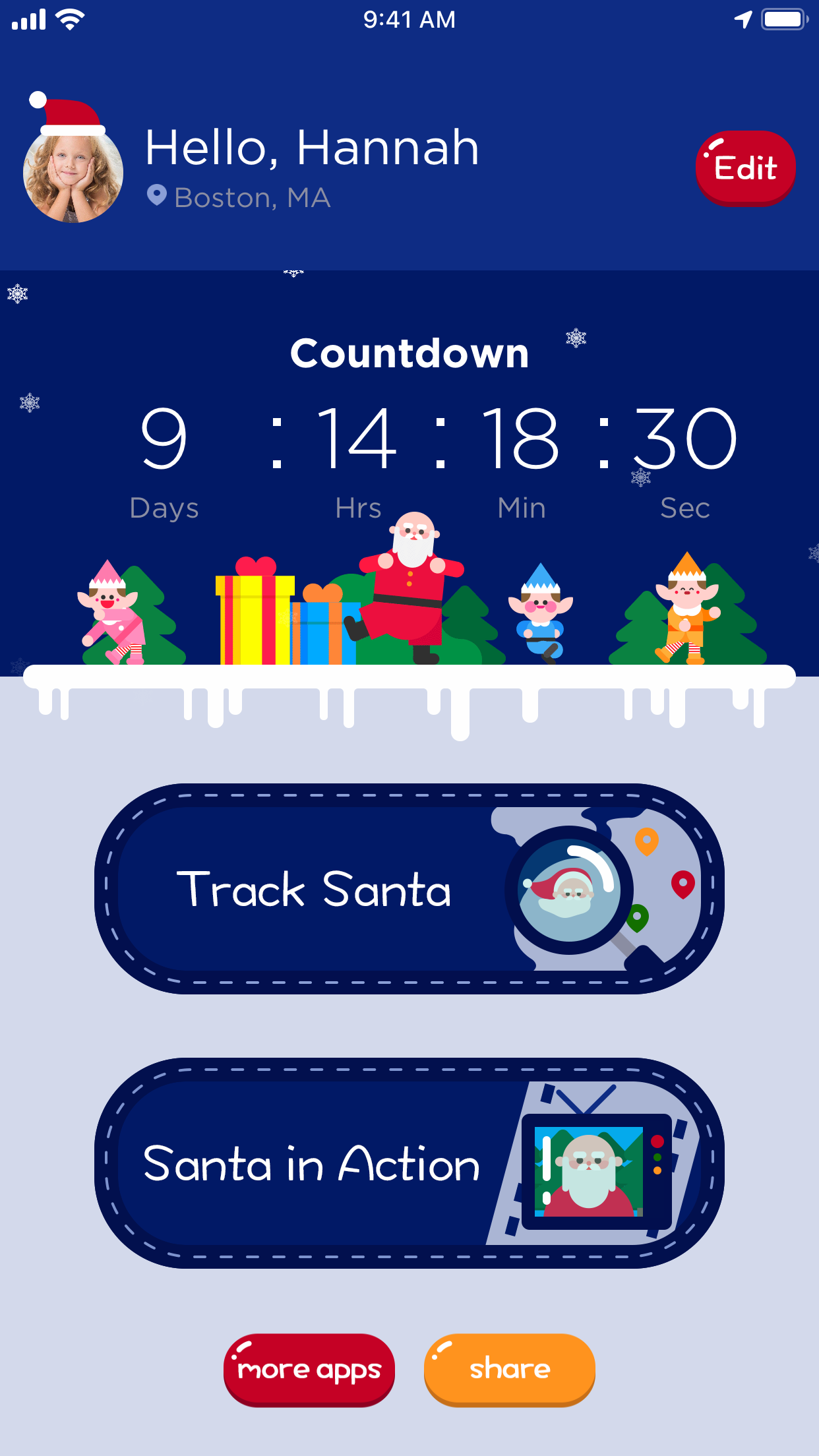 Santa Tracker - Track Santa