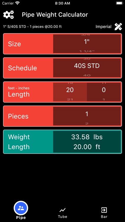Weight Calculators