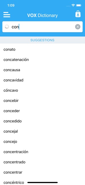 VOX Spanish Language Thesaurus(圖2)-速報App