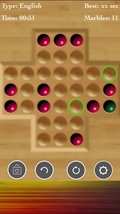 Brainvita Peg Solitaire <-->