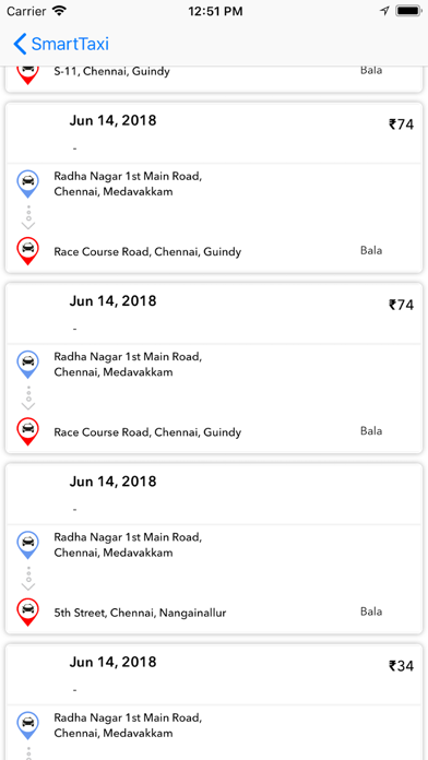 Screenshot #2 pour SmartTaxi-User