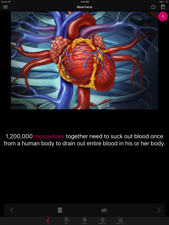 Screenshot #4 pour Human Anatomy Blood Facts 2000