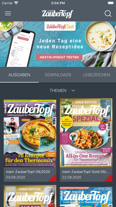 ZauberTopf Magazine Screenshot