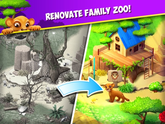 Family Zoo: The Story iPad app afbeelding 3