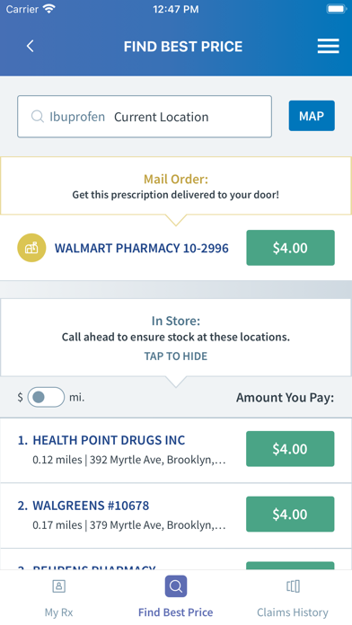 Capital Rx Pharmacy Benefits Screenshot
