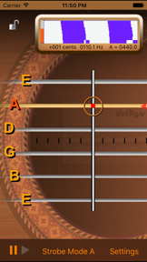 inTuna Strobe Guitar Tuner screenshot
