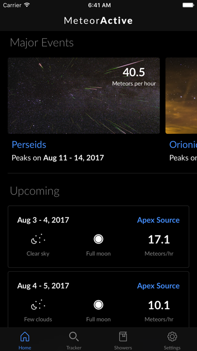 MeteorActive Screenshot
