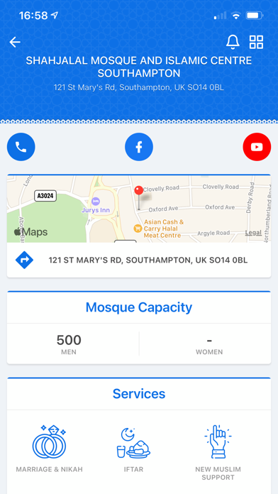 Southampton Shahjalal Mosque Screenshot