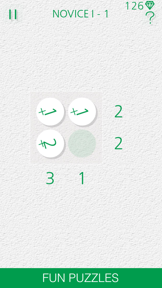 #2. Number+ : logic plus puzzle (iOS) By: ANDREY NOVIKOV