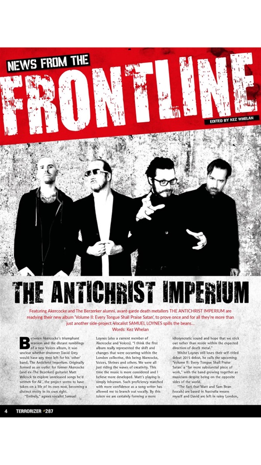 #3. Terrorizer Magazine (iOS) 由: Jellyfish Connect Limited