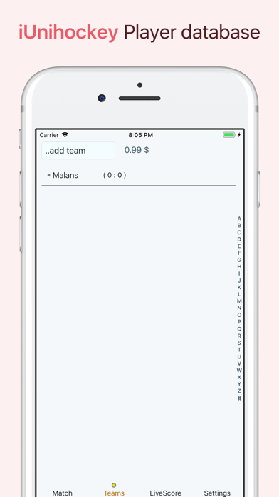iUnihockey Screenshot