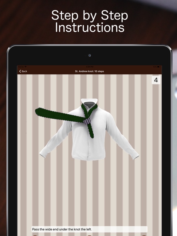 Screenshot #6 pour Tie a Necktie 3D Animated