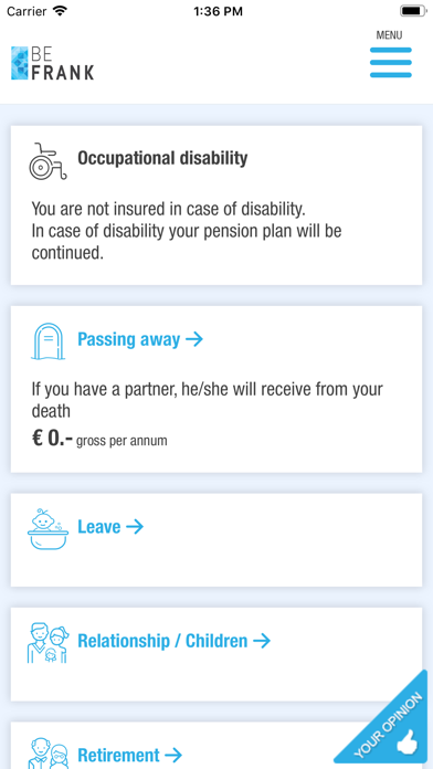 BeFrank - My Pension Screenshot