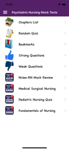 Psychiatric Nursing Mock Exam screenshot #1 for iPhone