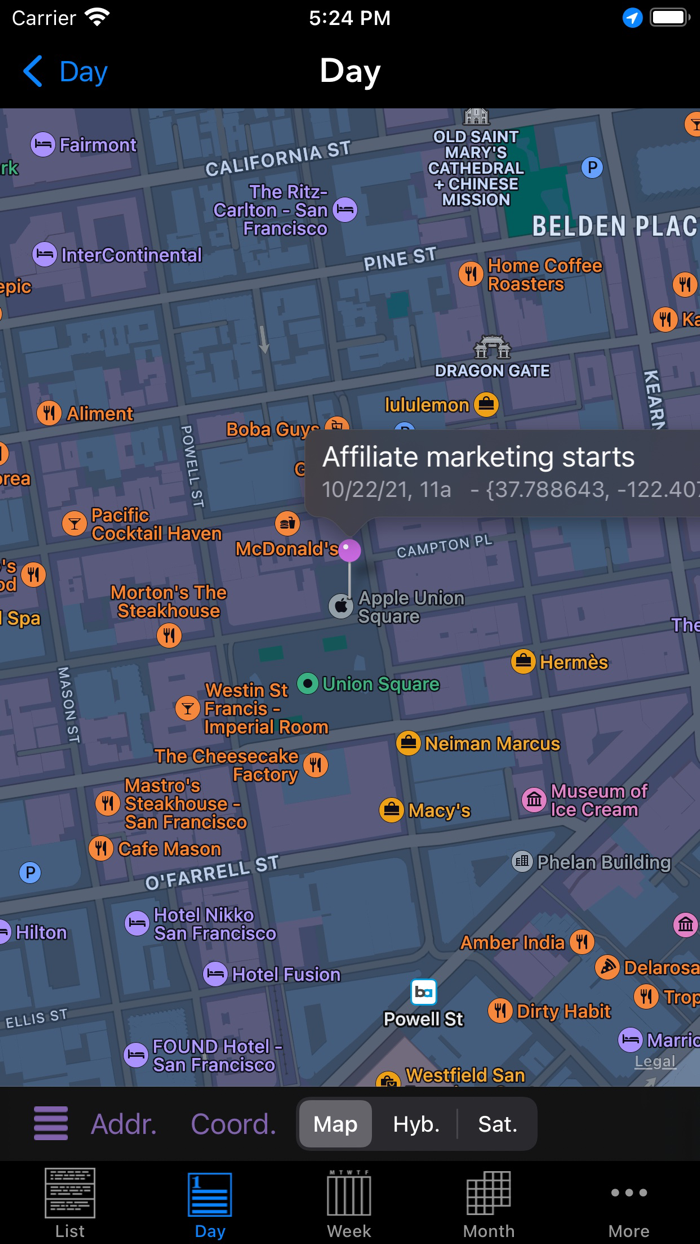 Perspectiva Calendars Charts