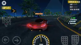 night race mountain car racing iphone screenshot 1