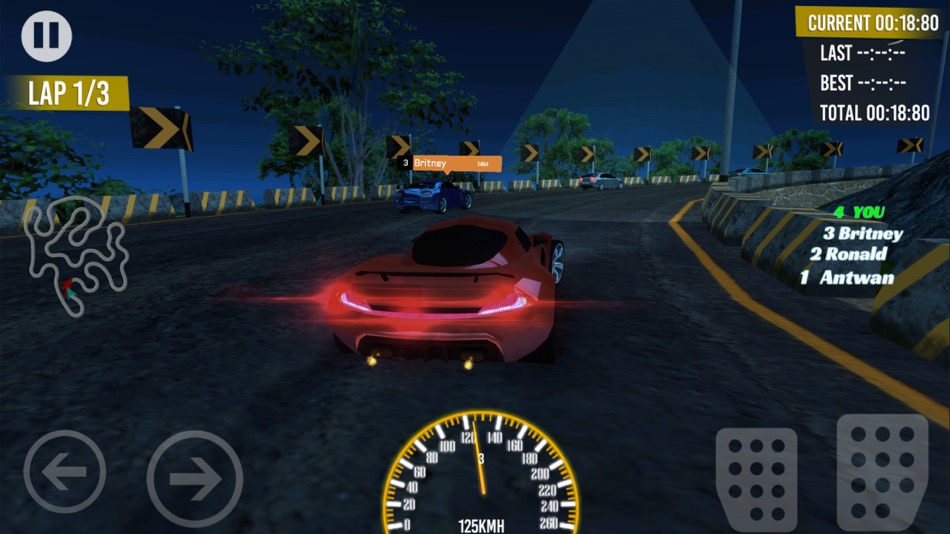 Night Race Mountain Car Racing - 1.21 - (iOS)