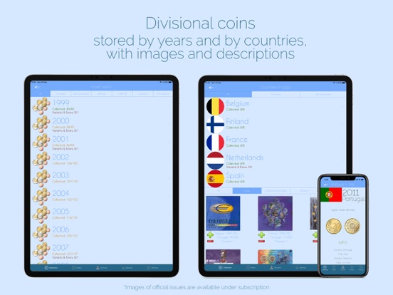 Euro Coins Album Lite iPad screenshot 4 - Utilities app