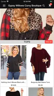 gypsy willows curvy boutique iphone screenshot 1