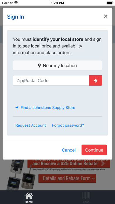 Johnstone Supply HVACR Screenshot