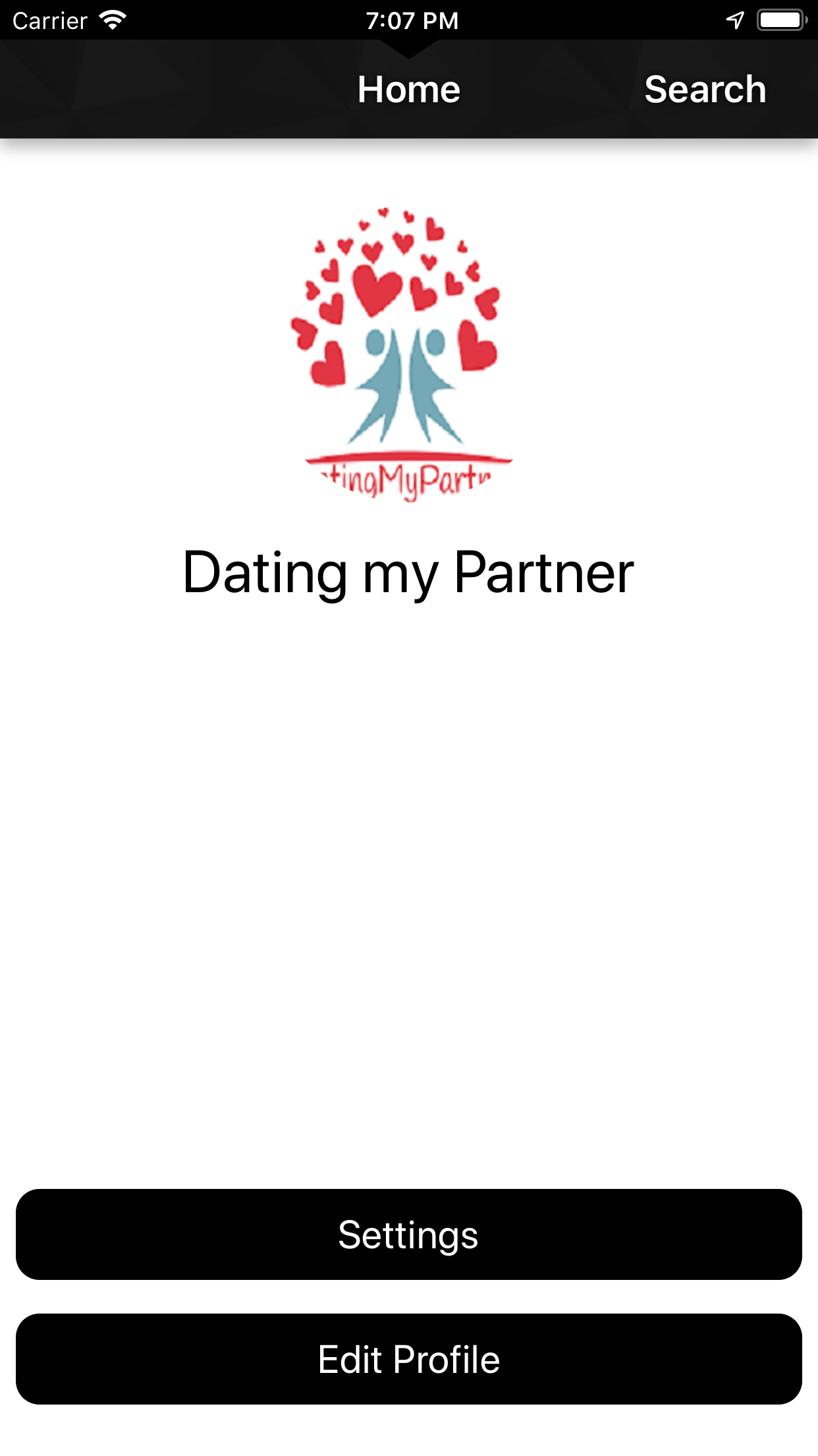 Dating App Dating My Partner