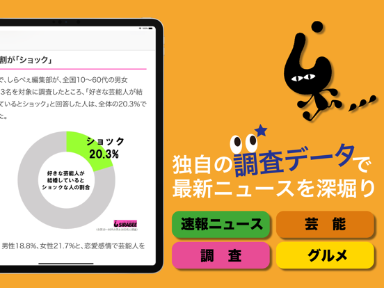 Screenshot #6 pour ニュースサイトしらべぇ