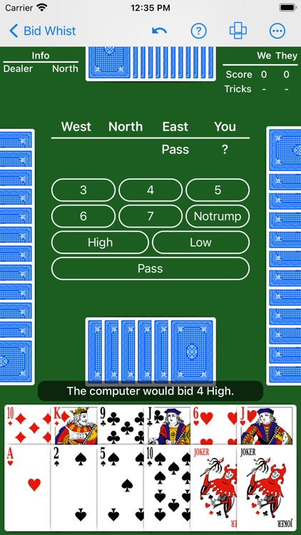 Bid Whist - Expert AI