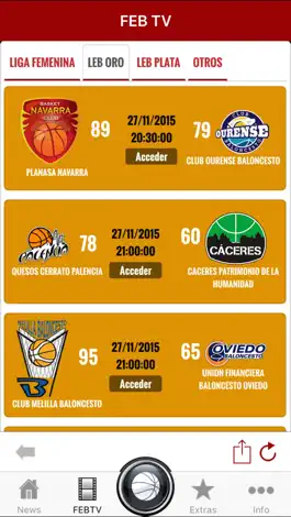 Game screenshot Spain Basketball League Scores apk