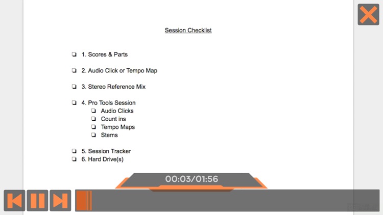 Prepping For Live Recording