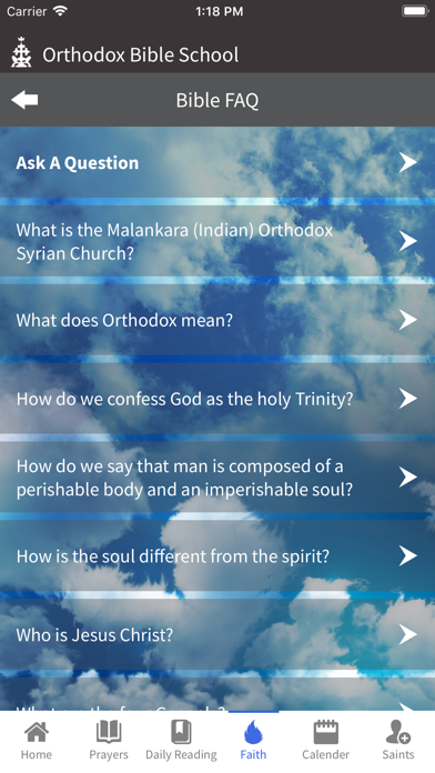 Orthodox Bible School Screenshot
