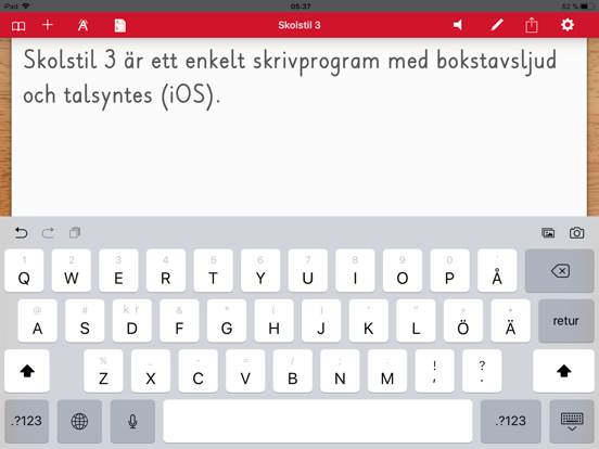 Screenshot #4 pour Skolstil 3 - skrivprogram