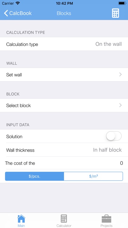 CalcBook - building calculator screenshot-4