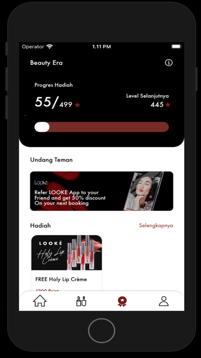 Looke Beauty App Screenshot
