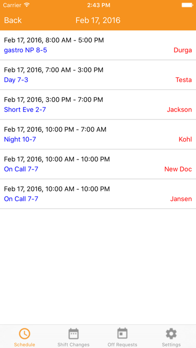 ShiftGen Mobile Screenshot
