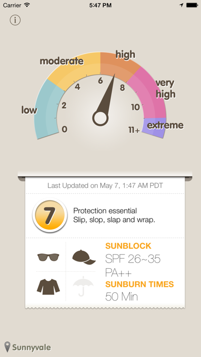 Screenshot #2 pour UVmeter - Check UV Index